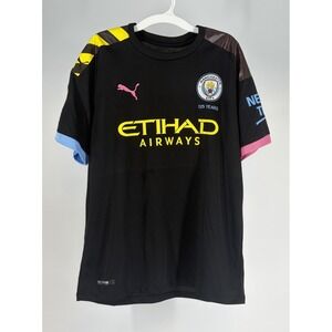 Manchester City De Bruyne #17 Third Jersey Black/Brown Yellow Puma Men's M